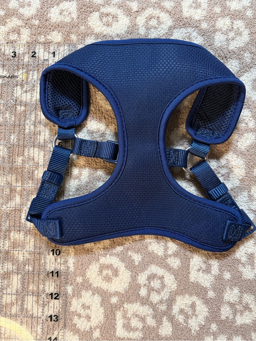 Top Paw Navy Blue Breathable Dog Harness